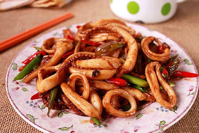 món xào sả ớt 6