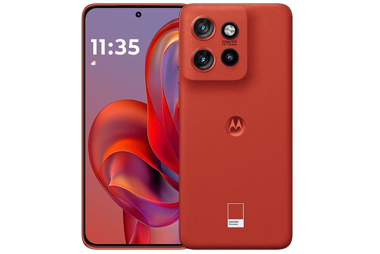 Moto S50 màu hồng cam