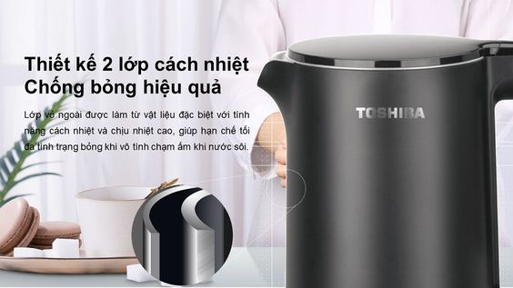 Ấm siêu tốc Toshiba 1.5 lít KT-15DS1NV