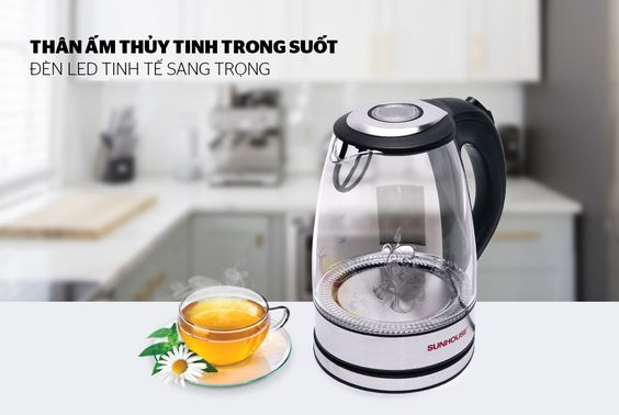 Ấm siêu tốc Sunhouse SHD1217
