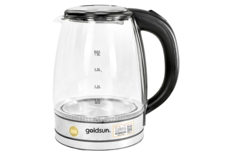 Bình đun siêu tốc thủy tinh Goldsun 1.8 Lít GKT2607G