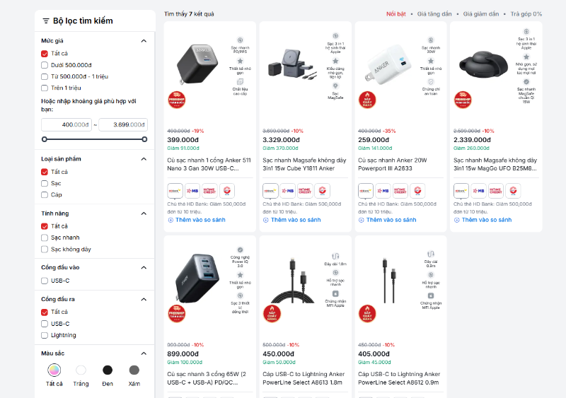 Mua củ sạc, dây cáp sạc Anker ở đâu uy tín - hình 4