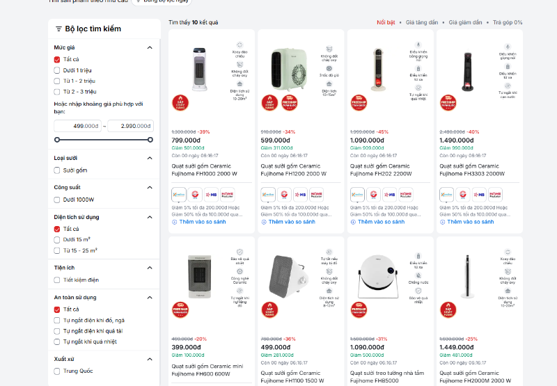 Mua đ&egrave;n sưởi, m&aacute;y sưởi Fujihome ở đ&acirc;u uy t&iacute;n - h&igrave;nh 5