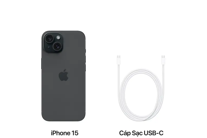 Mua iPhone 15 có kèm sạc không 1