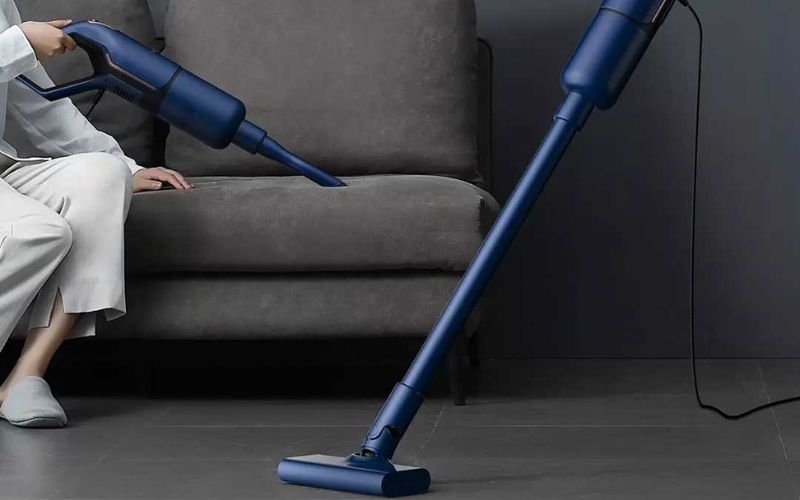 FPT Shop cam kết ph&acirc;n phối m&aacute;y h&uacute;t bụi Deerma ch&iacute;nh h&atilde;ng