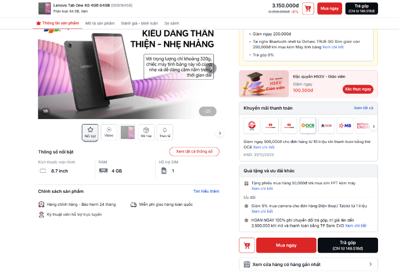 Mua máy tính bảng Lenovo ở đâu uy tín - hình 7