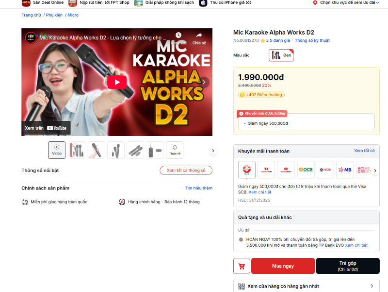 Mua Mic karaoke ở đâu uy tín - hình 4