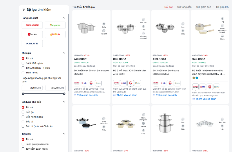 Mua nồi, bộ nồi ở đ&acirc;u uy t&iacute;n? - h&igrave;nh 5