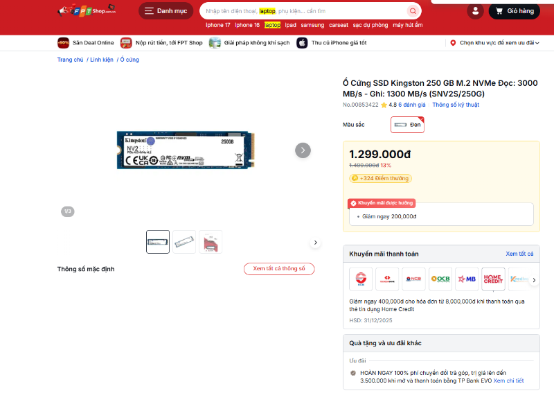 Mua ổ cứng laptop ở đâu uy tín - hình 5