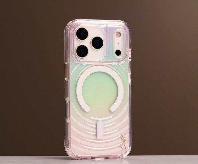 Ốp lưng MagSafe iPhone 17 Pro Max Coehl Vela Iridescent UNIQ