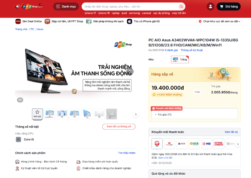 Mua PC Asus ở đâu uy tín - hình 5