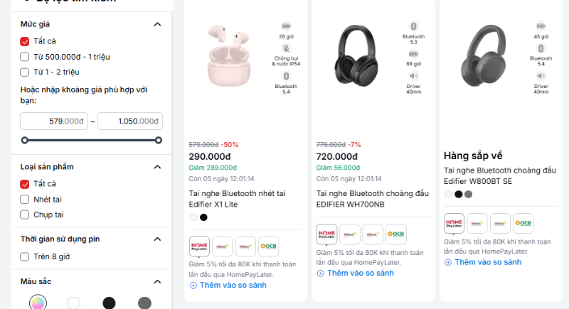 Mua tai nghe Edifier ở đâu uy tín - hình 4