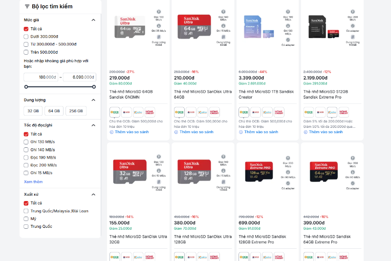 Mua thẻ nhớ SanDisk ở đâu uy tín - hình 4