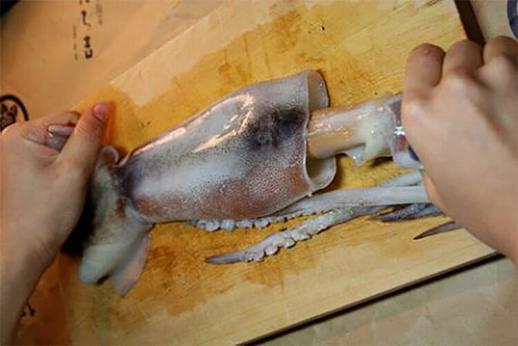 mực chiên lá lốt 3
