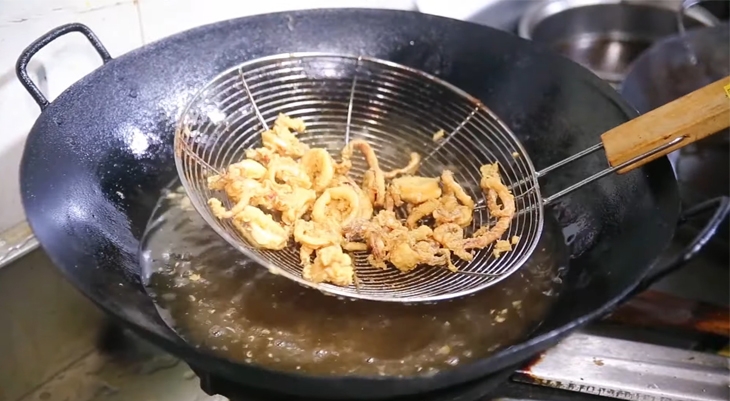 mực chiên lá lốt 5