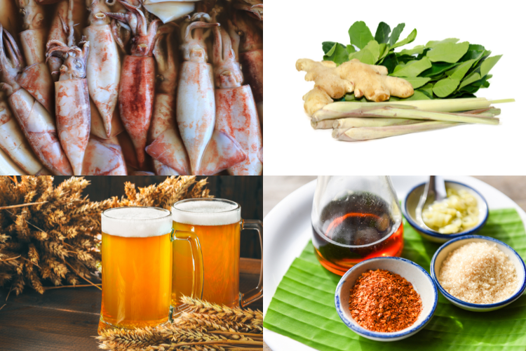 Mực hấp bia (ảnh 2)