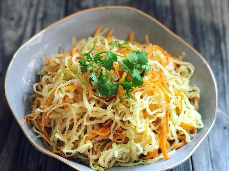 Mực khô xào su hào 6