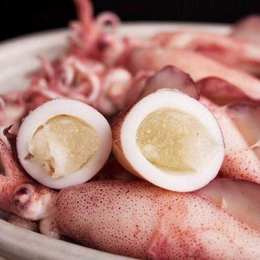 mực trứng hấp gừng hình 4