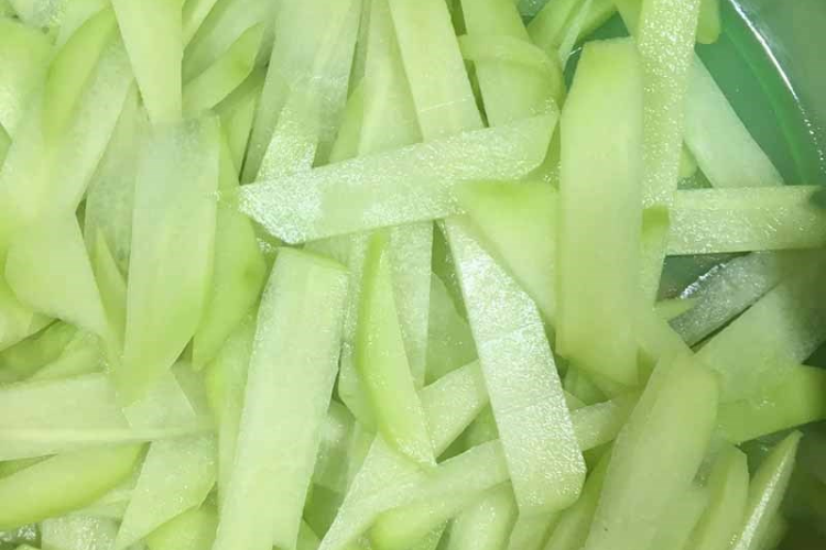 Mực xào tam sắc hình 4
