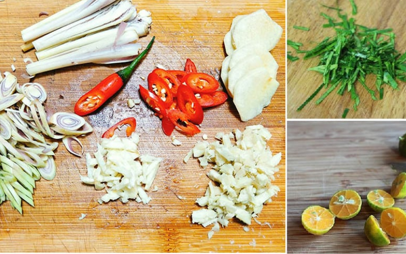 Sơ chế các nguyên liệu