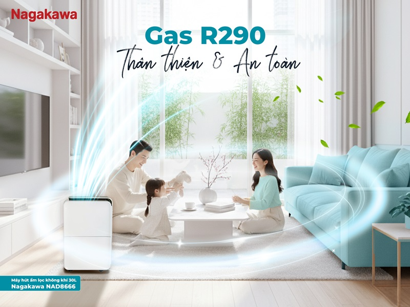 Máy hút ẩm lọc không khí 30 lít Nagakawa NAD8666 - hình 11