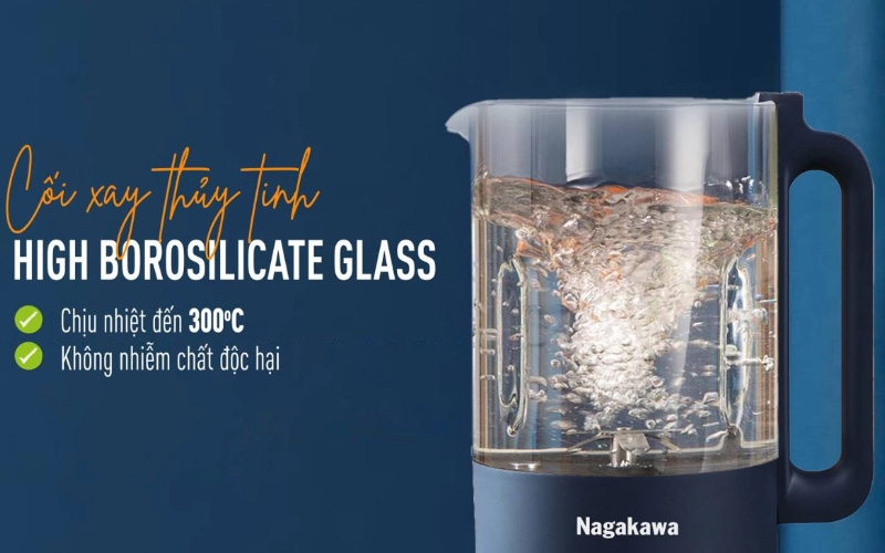 Máy làm sữa hạt Nagakawa NAG0825 - hình 2