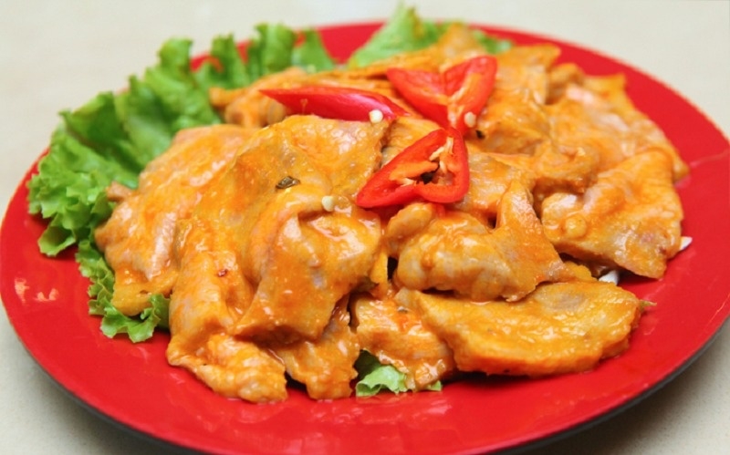 nầm lợn nướng nồi chiên không dầu 5