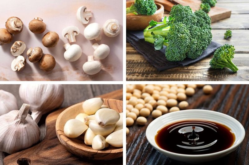 Nấm mỡ xào bông cải chay ảnh 1