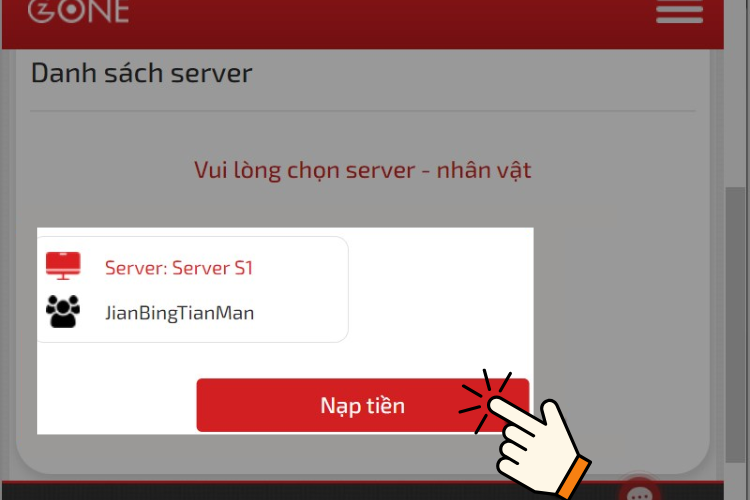 nạp anh em 3q gzone 10