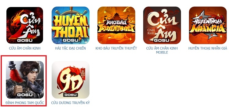 Nạp game Đỉnh Phong Tam Quốc (Hình 1)