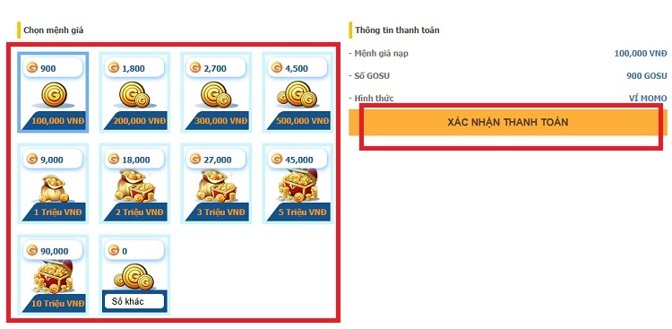 Nạp game Đỉnh Phong Tam Quốc (Hình 15)