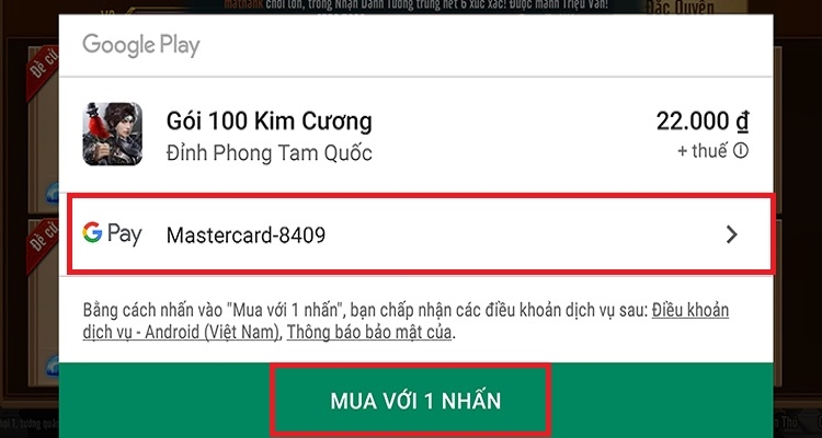 Nạp game Đỉnh Phong Tam Quốc (Hình 20)