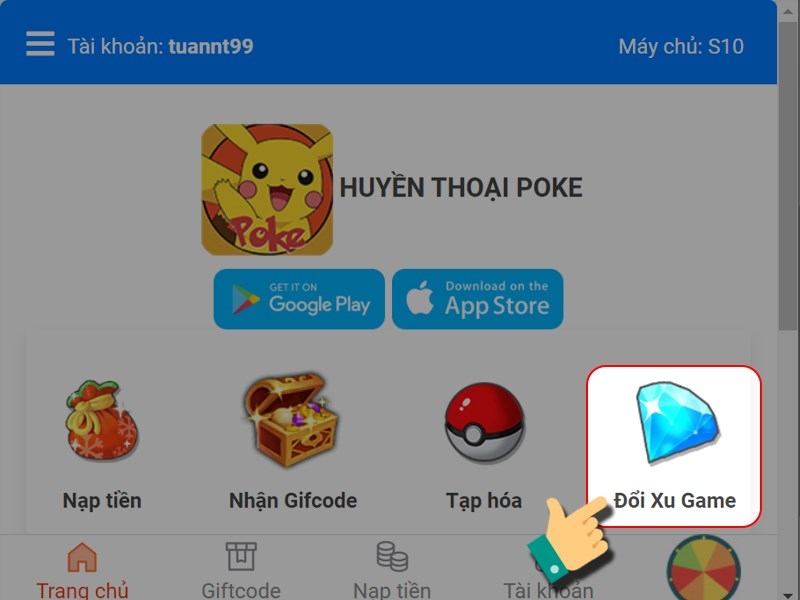 nạp Huyền thoại Poke (hình 7)