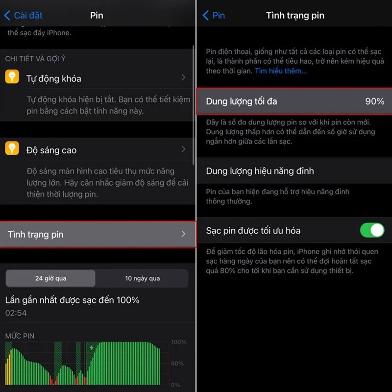 Nên mua iPhone cũ pin bao nhiêu là tốt hình 4