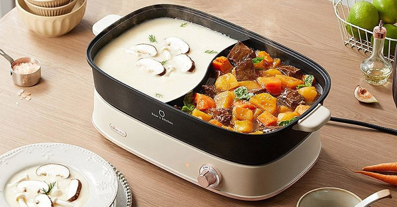 Nên mua nồi lẩu nướng 2 in 1 hay nồi lẩu điện 5
