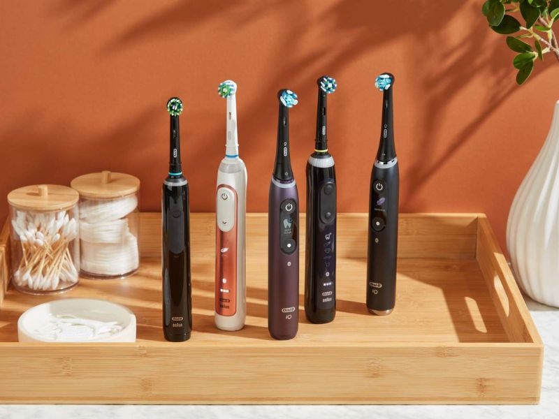 Bàn chải điện đa dạng về mẫu mã và kiểu dáng