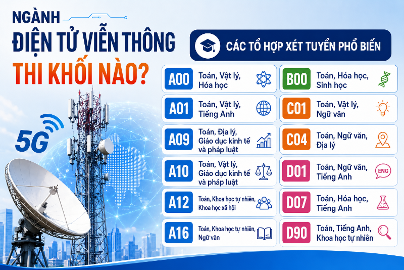 Ngành điện tử viễn thông thi khối nào? - hình 2