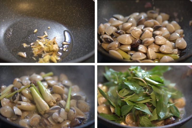 Ngao xào húng quế ảnh 3