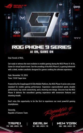 Ngày ra mắt dòng Asus ROG Phone 9 được tiết lộ - hình 2