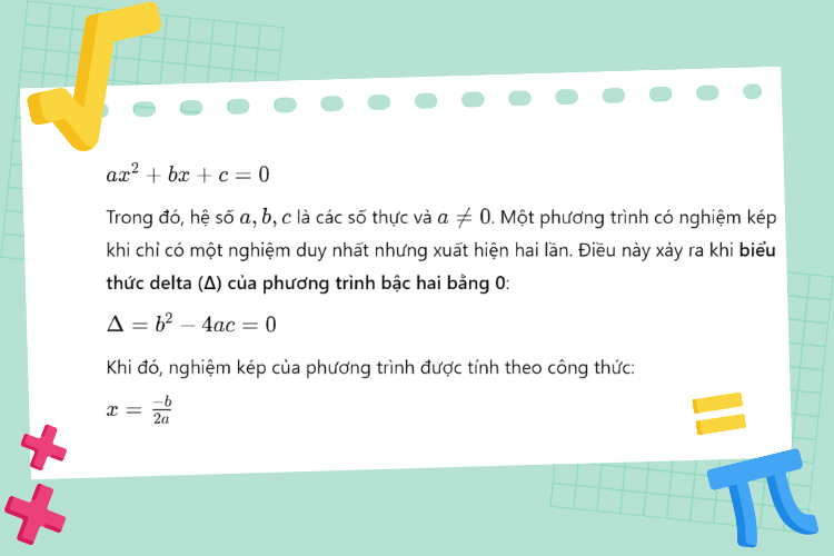 nghiệm kép là gì 1
