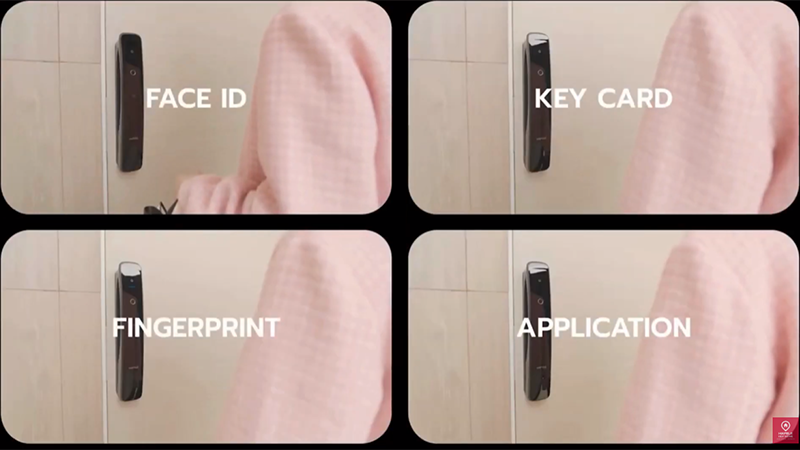 Khóa điện tử nhận diện khuôn mặt 3D Hafele PP9100 (912.20.697) (hình 4)