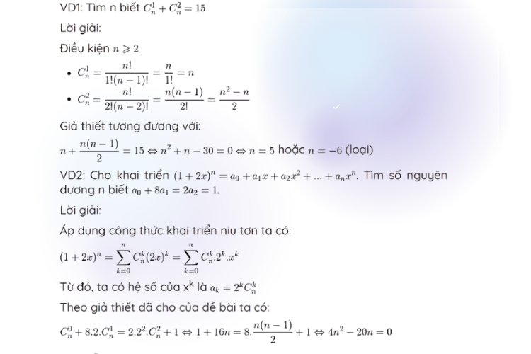 nhị thức newton lớp 10 6