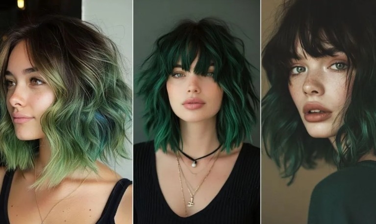 Nhuộm balayage tóc ngắn 8