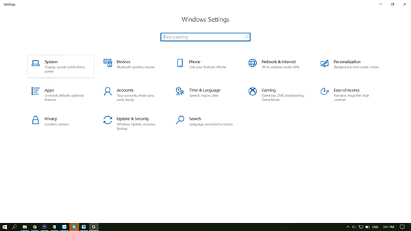 bat night light tren windows 10