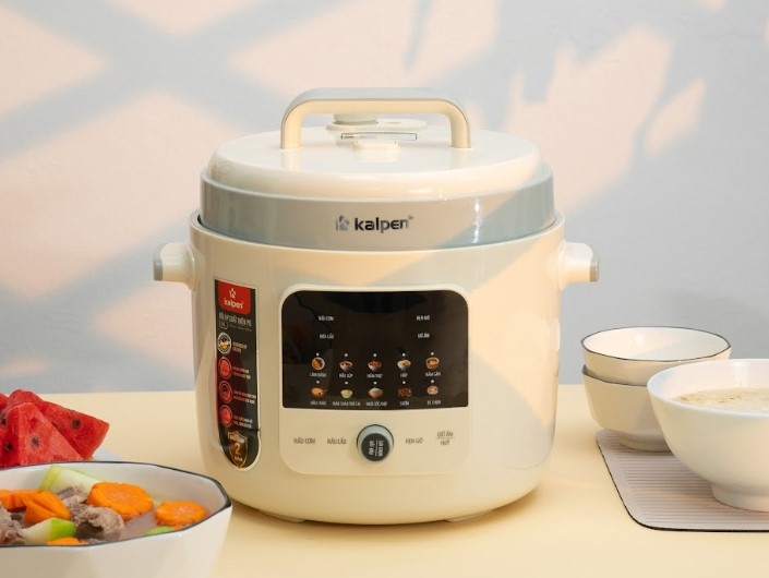 Nồi áp suất điện tử Kalpen 6 lít P5 - hình 1