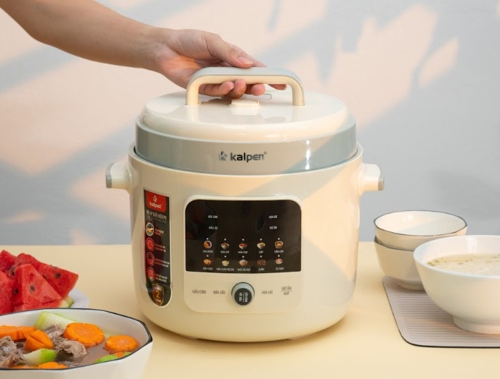 Nồi áp suất điện tử Kalpen 6 lít P5 - hình 6