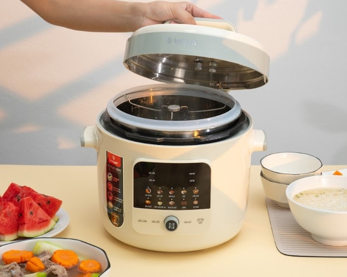 Nồi áp suất điện tử Kalpen 6 lít P5 - hình 2