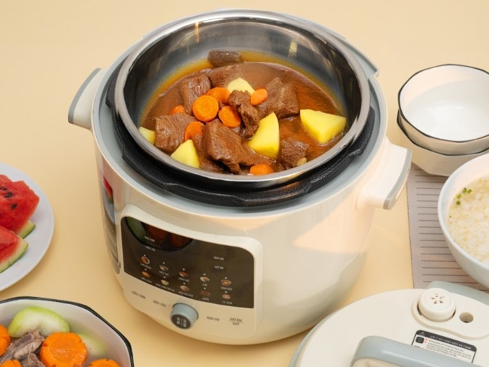Nồi áp suất điện tử Kalpen 6 lít P5 - hình 5