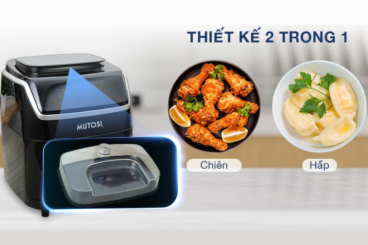 Nồi chiên không dầu Mutosi của nước nào 3