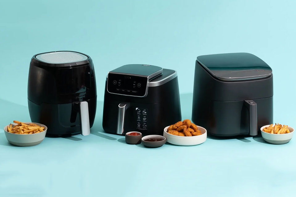 Top nồi chiên không dầu cửa ngang tốt nhất 2026 có dung tích lớn và nhiều chức năng